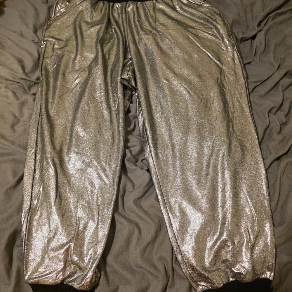 Lane Bryant Livi Metallic Joggers